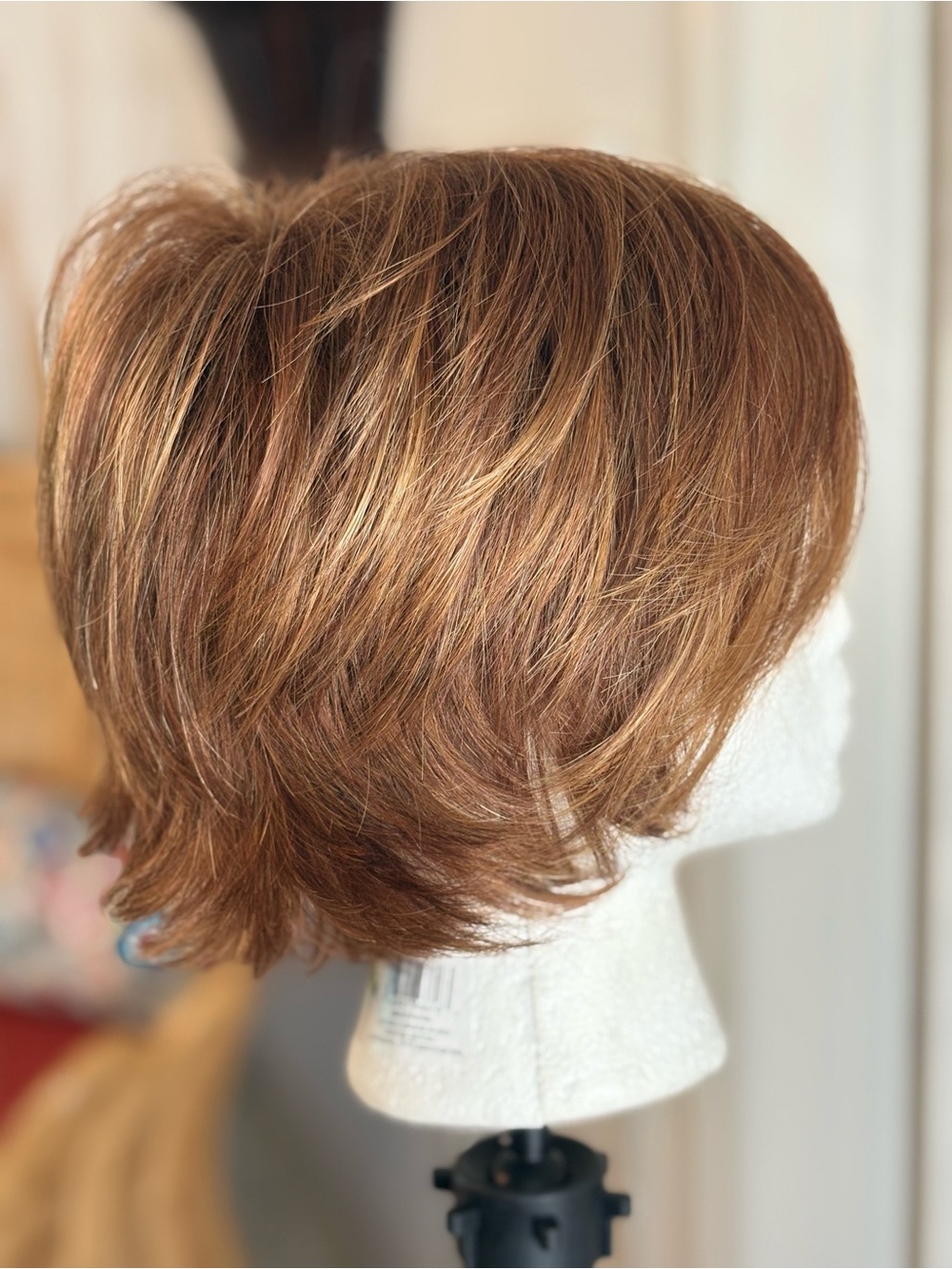 RAQUEL WELCH Auburn Synthetic Short Shag Basic Cap Wig! Like New! - Picture 3 of 14